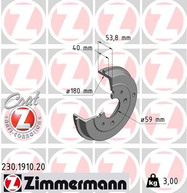 ZIMMERMANN 230.1910.20 EAN: 4250238767787.