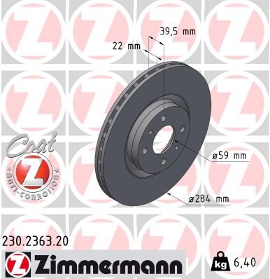 ZIMMERMANN 230.2363.20 EAN: 4250238743880.