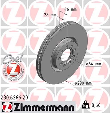 ZIMMERMANN 230.6266.20 EAN: 4250238762324.