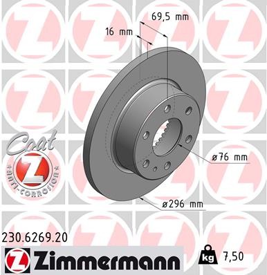 ZIMMERMANN 230.6269.20 EAN: 4250238763161.