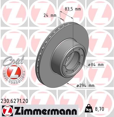 ZIMMERMANN 230.6271.20 EAN: 4250238762393.