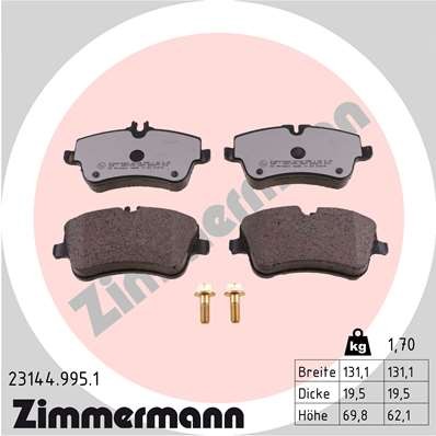 ZIMMERMANN 23144.995.1 Číslo výrobce: 23144. EAN: 4250238778820.