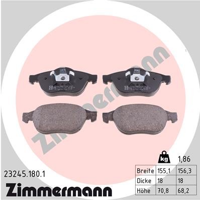 ZIMMERMANN 23245.180.1 Číslo výrobce: 23245. EAN: 4250238737629.