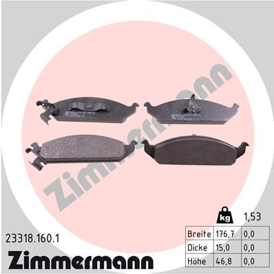 ZIMMERMANN 23318.160.1 Číslo výrobce: 23318. EAN: 4250238737896.