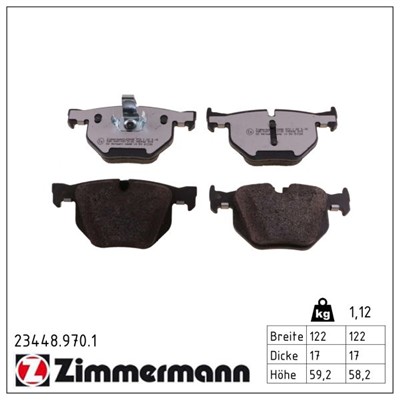 ZIMMERMANN 23448.970.1 Číslo výrobce: 23447. EAN: 4250238778912.