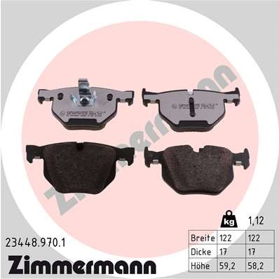 ZIMMERMANN 23448.970.1 Číslo výrobce: 23447. EAN: 4250238778912.