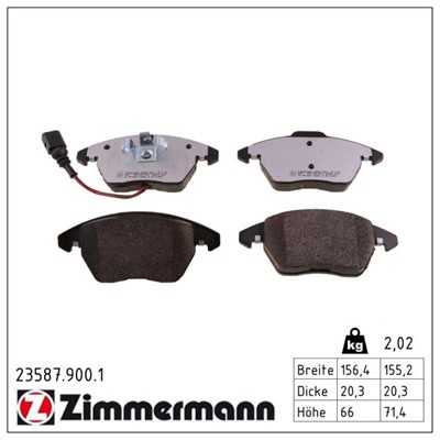 ZIMMERMANN 23587.900.1 Číslo výrobce: 23587. EAN: 4250238778943.