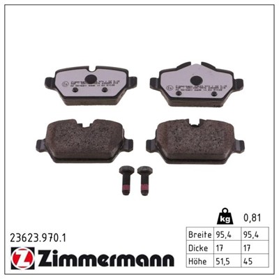 ZIMMERMANN 23623.970.1 Číslo výrobce: 23623. EAN: 4250238778967.