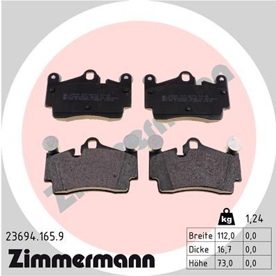 ZIMMERMANN 23694.165.9 Číslo výrobce: 23694. EAN: 4250238747963.