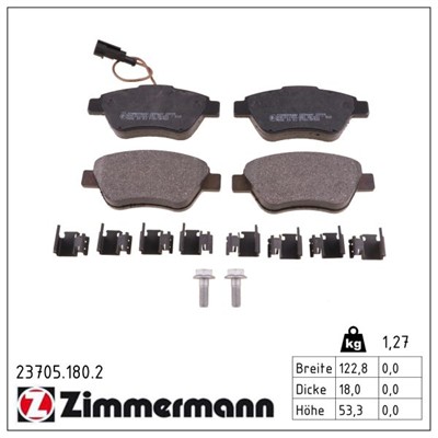 ZIMMERMANN 23705.180.2 Číslo výrobce: 23705. EAN: 4250238756637.