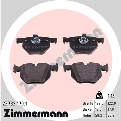 ZIMMERMANN 23732.170.1 Číslo výrobce: 23732. EAN: 4250238739333.