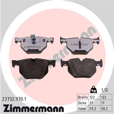 ZIMMERMANN 23732.970.1 Číslo výrobce: 23732. EAN: 4250238779049.