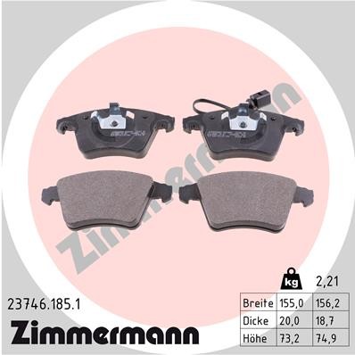 ZIMMERMANN 23746.185.1 Číslo výrobce: 23467. EAN: 4250238739425.