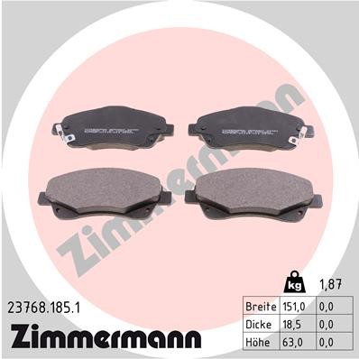 ZIMMERMANN 23768.185.1 Číslo výrobce: 23479. EAN: 4250238739517.