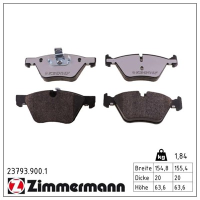 ZIMMERMANN 23793.900.1 Číslo výrobce: 23793. EAN: 4250238779087.