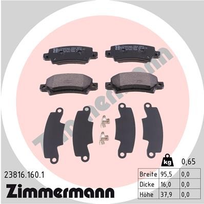 ZIMMERMANN 23816.160.1 Číslo výrobce: 23816. EAN: 4250238739685.