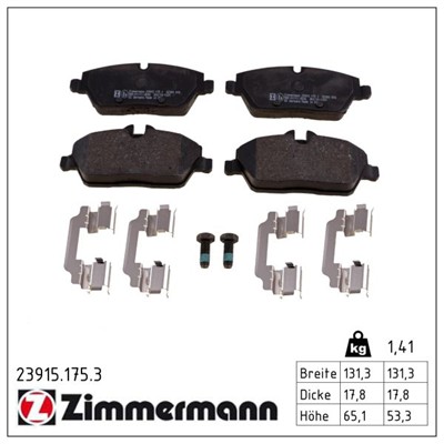 ZIMMERMANN 23915.175.3 Číslo výrobce: 23915. EAN: 4250238760283.
