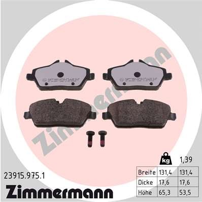 ZIMMERMANN 23915.975.1 Číslo výrobce: 23915. EAN: 4250238779124.