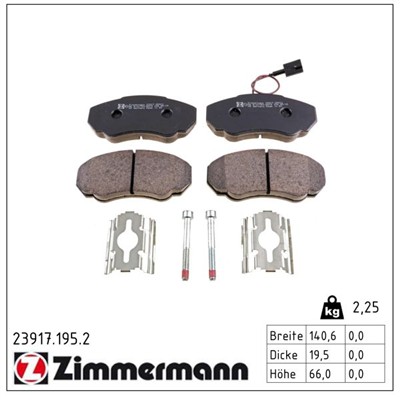 ZIMMERMANN 23917.195.2 Číslo výrobce: 23917. EAN: 4250238760276.