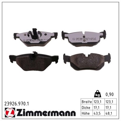 ZIMMERMANN 23926.970.1 Číslo výrobce: 23926. EAN: 4250238779155.