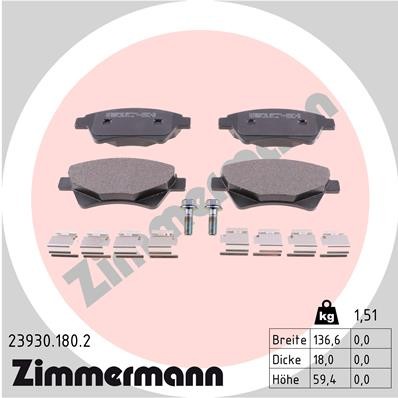 ZIMMERMANN 23930.180.2 Číslo výrobce: 23930. EAN: 4250238760184.