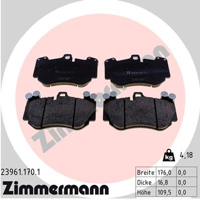 ZIMMERMANN 23961.170.1 Číslo výrobce: 23961. EAN: 4250238769248.