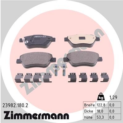 ZIMMERMANN 23982.180.2 Číslo výrobce: 23982. EAN: 4250238755500.
