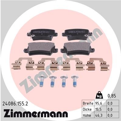 ZIMMERMANN 24086.155.2 Číslo výrobce: 24086. EAN: 4250238760474.