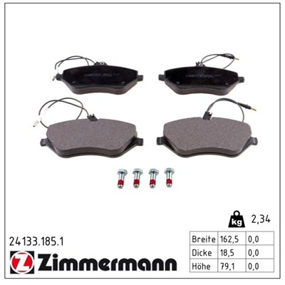 ZIMMERMANN 24133.185.1 Číslo výrobce: 24133. EAN: 4250238740407.