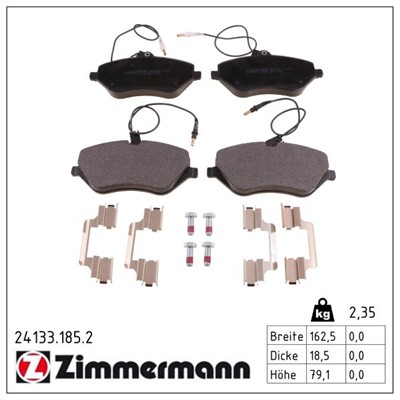 ZIMMERMANN 24133.185.2 Číslo výrobce: 24133. EAN: 4250238760610.