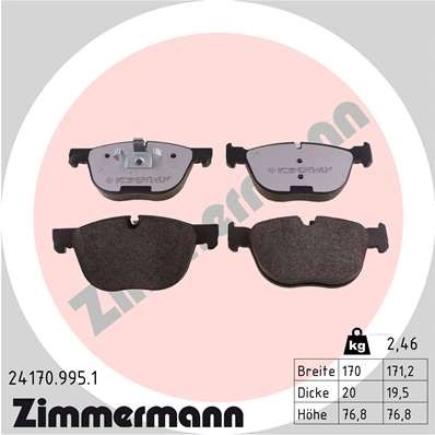 ZIMMERMANN 24170.995.1 Číslo výrobce: 24170. EAN: 4250238779247.