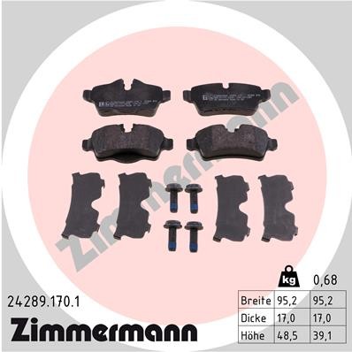 ZIMMERMANN 24289.170.1 Číslo výrobce: 24289. EAN: 4250238750420.