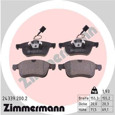 ZIMMERMANN 24339.200.2 Číslo výrobce: 24339. EAN: 4250238753810.