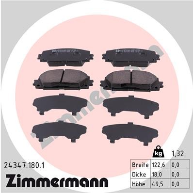 ZIMMERMANN 24347.180.1 Číslo výrobce: 24347. EAN: 4250238757757.