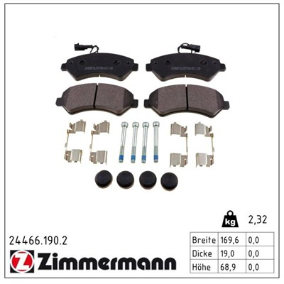 ZIMMERMANN 24466.190.2 Číslo výrobce: 24466. EAN: 4250238757672.