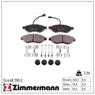 ZIMMERMANN 24468.190.2 Číslo výrobce: 24468. EAN: 4250238757689.