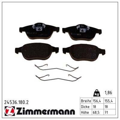 ZIMMERMANN 24536.180.2 Číslo výrobce: 23245. EAN: 4250238779940.