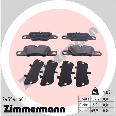 ZIMMERMANN 24554.160.1 Číslo výrobce: 24554. EAN: 4250238756118.