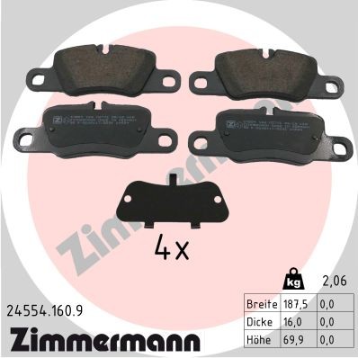 ZIMMERMANN 24554.160.9 Číslo výrobce: 24554. EAN: 4250238782971.