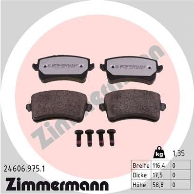 ZIMMERMANN 24606.975.1 Číslo výrobce: 24606. EAN: 4250238779438.