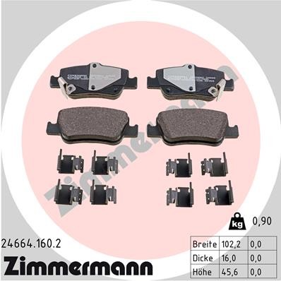 ZIMMERMANN 24664.160.2 Číslo výrobce: 24664. EAN: 4250238757849.