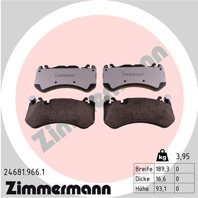 ZIMMERMANN 24681.966.1 Číslo výrobce: 24681. EAN: 4250238779476.