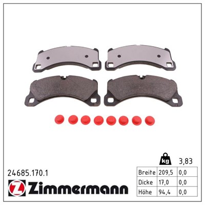 ZIMMERMANN 24685.170.1 Číslo výrobce: 24685. EAN: 4250238763536.