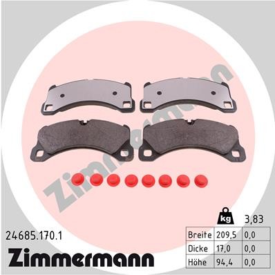 ZIMMERMANN 24685.170.1 Číslo výrobce: 24685. EAN: 4250238763536.