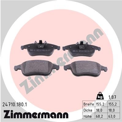 ZIMMERMANN 24710.180.1 Číslo výrobce: 24710. EAN: 4250238759089.