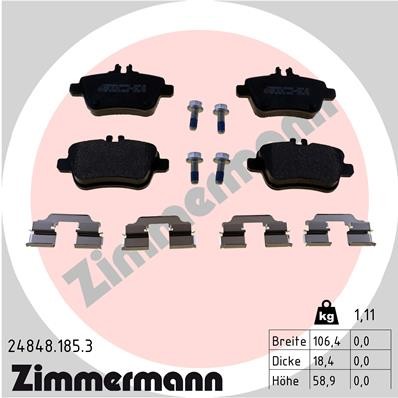 ZIMMERMANN 24848.185.3 Číslo výrobce: 24848. EAN: 4250238785521.