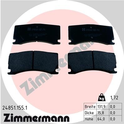 ZIMMERMANN 24851.155.1 Číslo výrobce: 24851. EAN: 4250238780571.