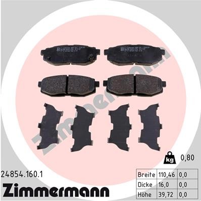 ZIMMERMANN 24854.160.1 Číslo výrobce: 24854. EAN: 4250238769859.