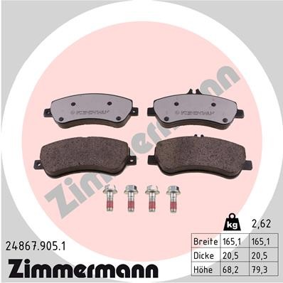 ZIMMERMANN 24867.905.1 Číslo výrobce: 24867. EAN: 4250238779490.
