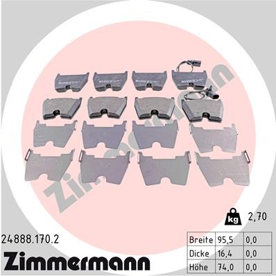 ZIMMERMANN 24888.170.2 Číslo výrobce: 23751. EAN: 4250238767336.